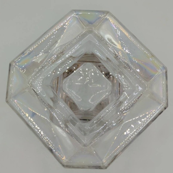 Partylite Reversible Candle Holder Clear Cut Glass Crystal - Picture 3 of 10